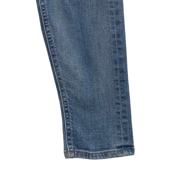 Fidelity Denim Mila Crop Distressed Stretch Skinny Leg Cropped Mid Rise Jeans 28 - Picture 8 of 16